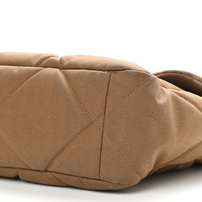 Chanel Canvas Quilted Large Chanel 19 Flap Bronze 9 of 10