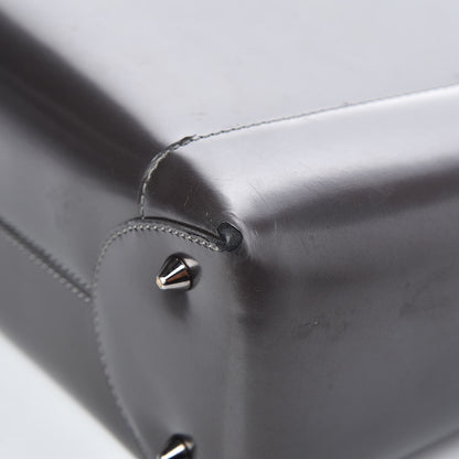 Christian Dior Patent Chrome Beaded Malice Tote Grey 10 of 14