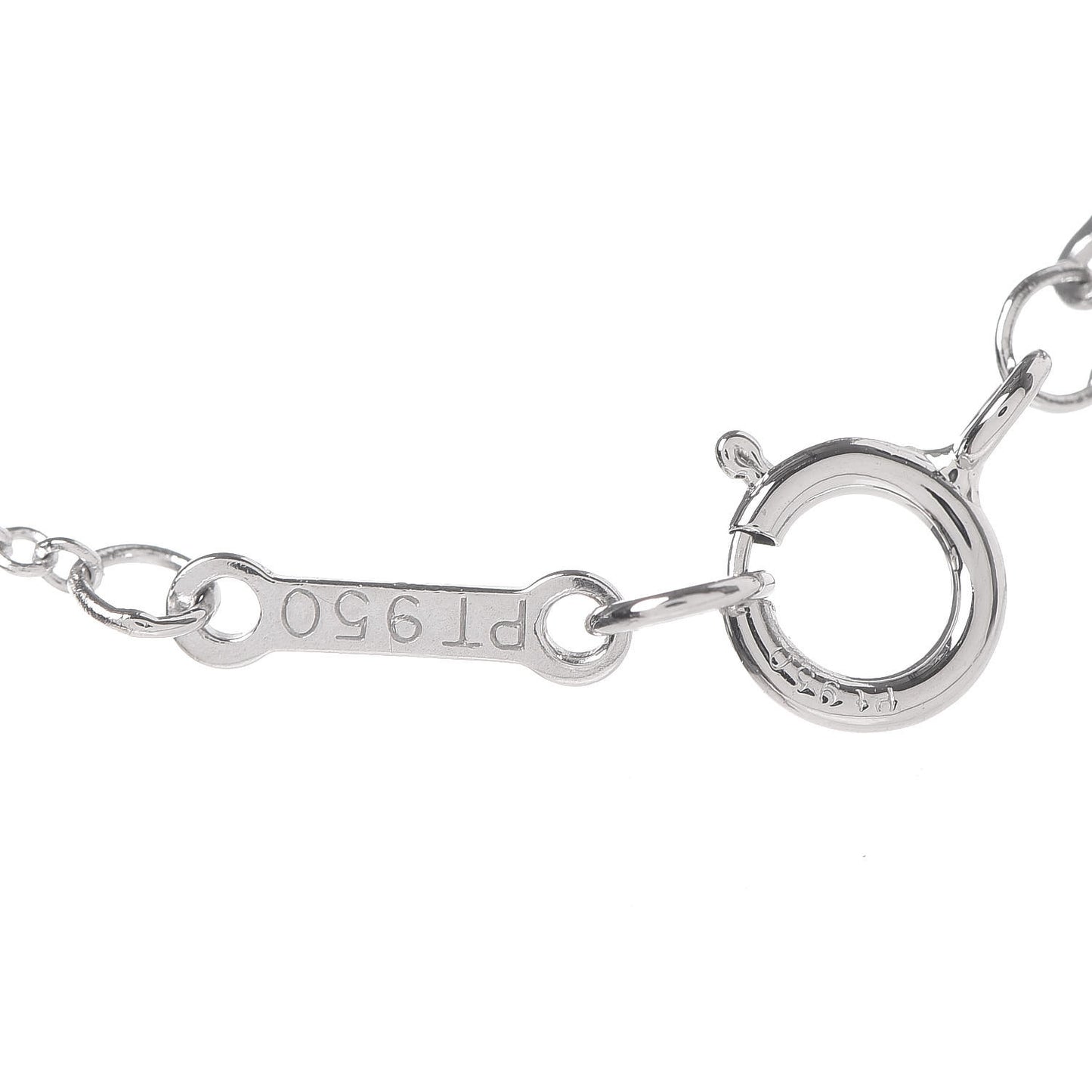 Platinum Diamond .43ct Elsa Peretti Diamonds by the Yard Pendant Necklace