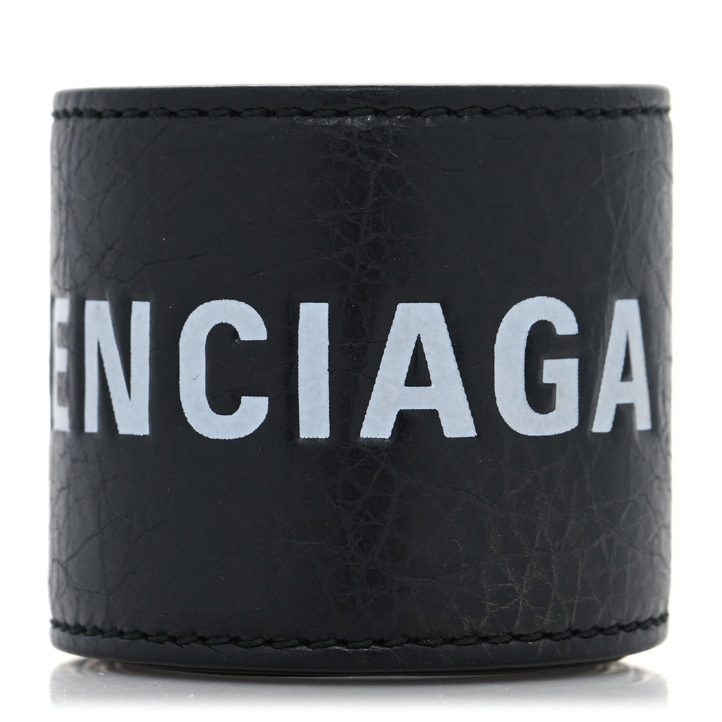Agneau Cycle Slap Bracelet Black