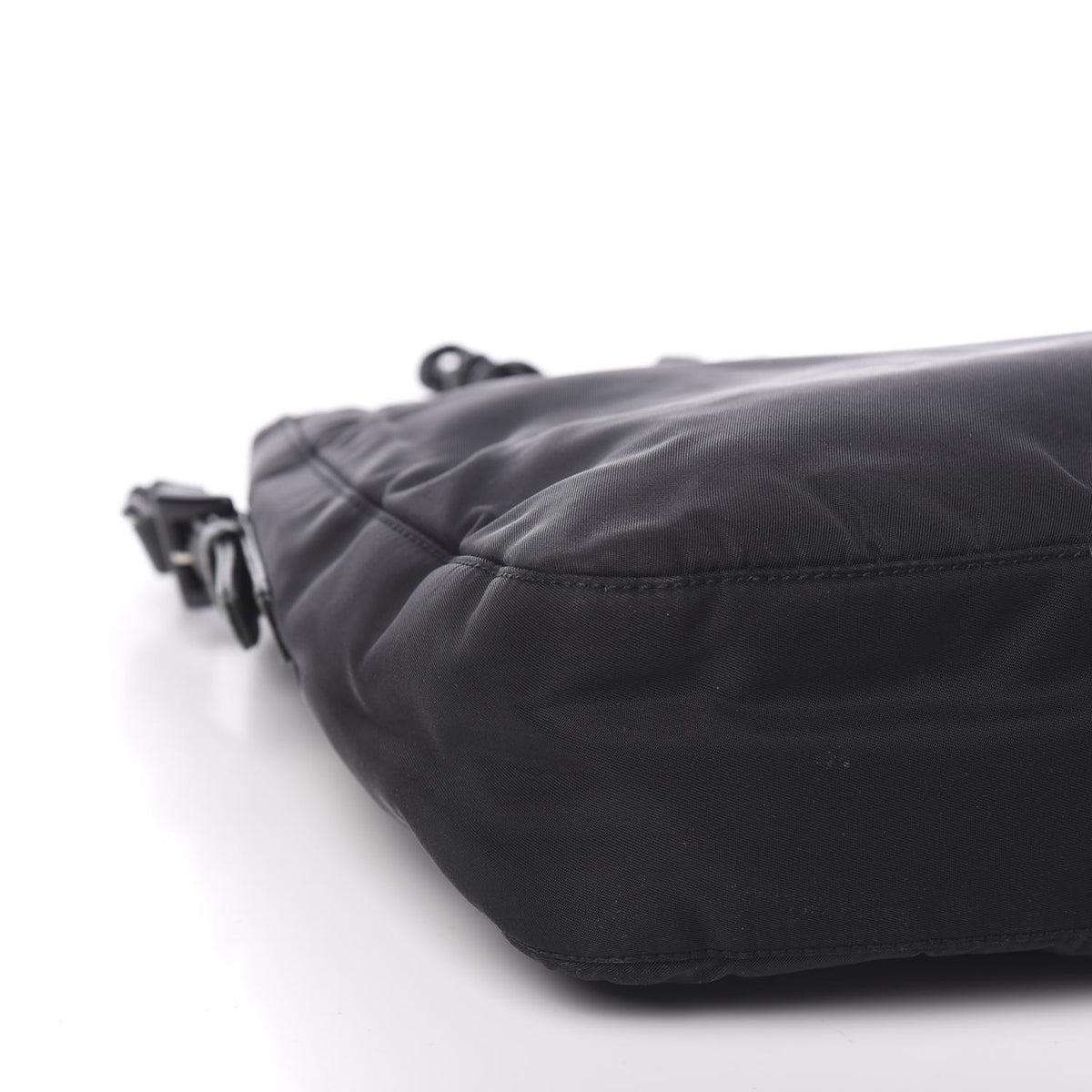 Prada Tessuto Nylon Chain Shoulder Bag Black 6 of 8