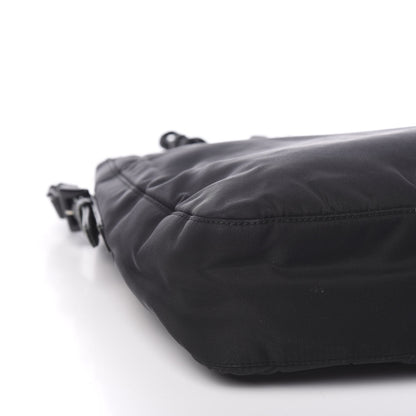 Prada Tessuto Nylon Chain Shoulder Bag Black 6 of 8