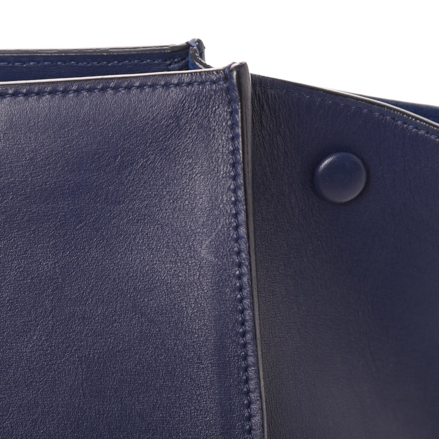 Palmelato Calfskin Medium Trapeze Ink Blue