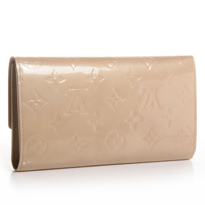 Louis Vuitton Vernis Porte Tresor International Wallet Beige 3 of 7