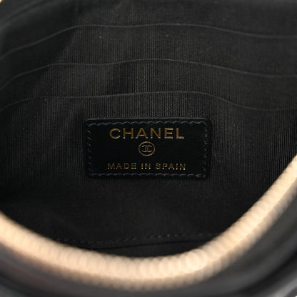 Chanel Caviar Quilted Filigree Zip Pouch Black 6 of 12
