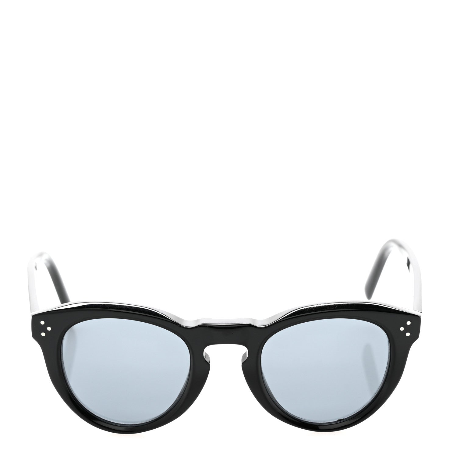 Celine Acetate Bevel Cat Sunglasses CL 41384/F/S Black 2 of 7