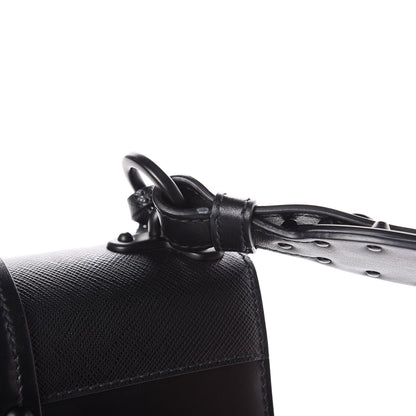 Prada City Calf Saffiano Cahier Bag Black 9 of 12