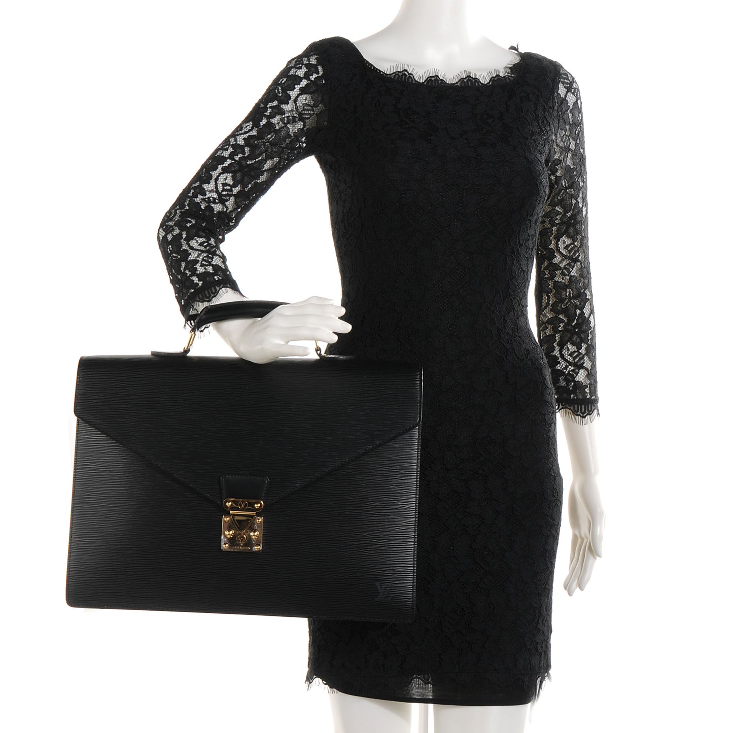 Epi Serviette Ambassadeur Briefcase Black