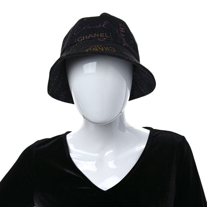 Chanel Denim Mood Cloche Bucket Hat M Black 2 of 8