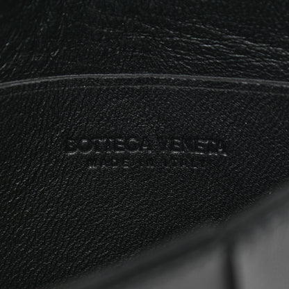 Bottega Veneta Lambskin Maxi Intrecciato Extra Mini Cassette Crossbody Bag Black 6 of 9