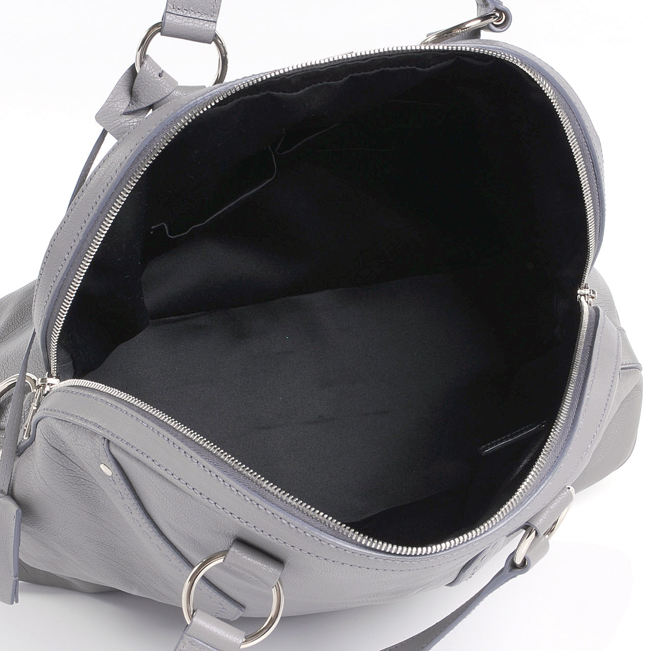 Saint Laurent Leather Oversized Muse Grey 8 of 8