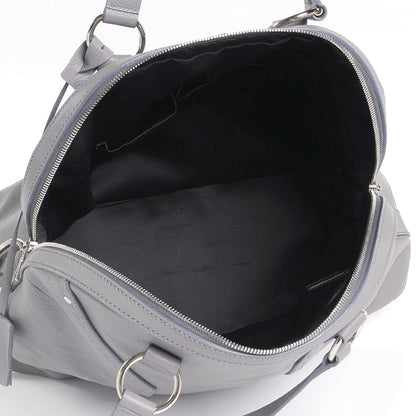 Saint Laurent Leather Oversized Muse Grey 8 of 8