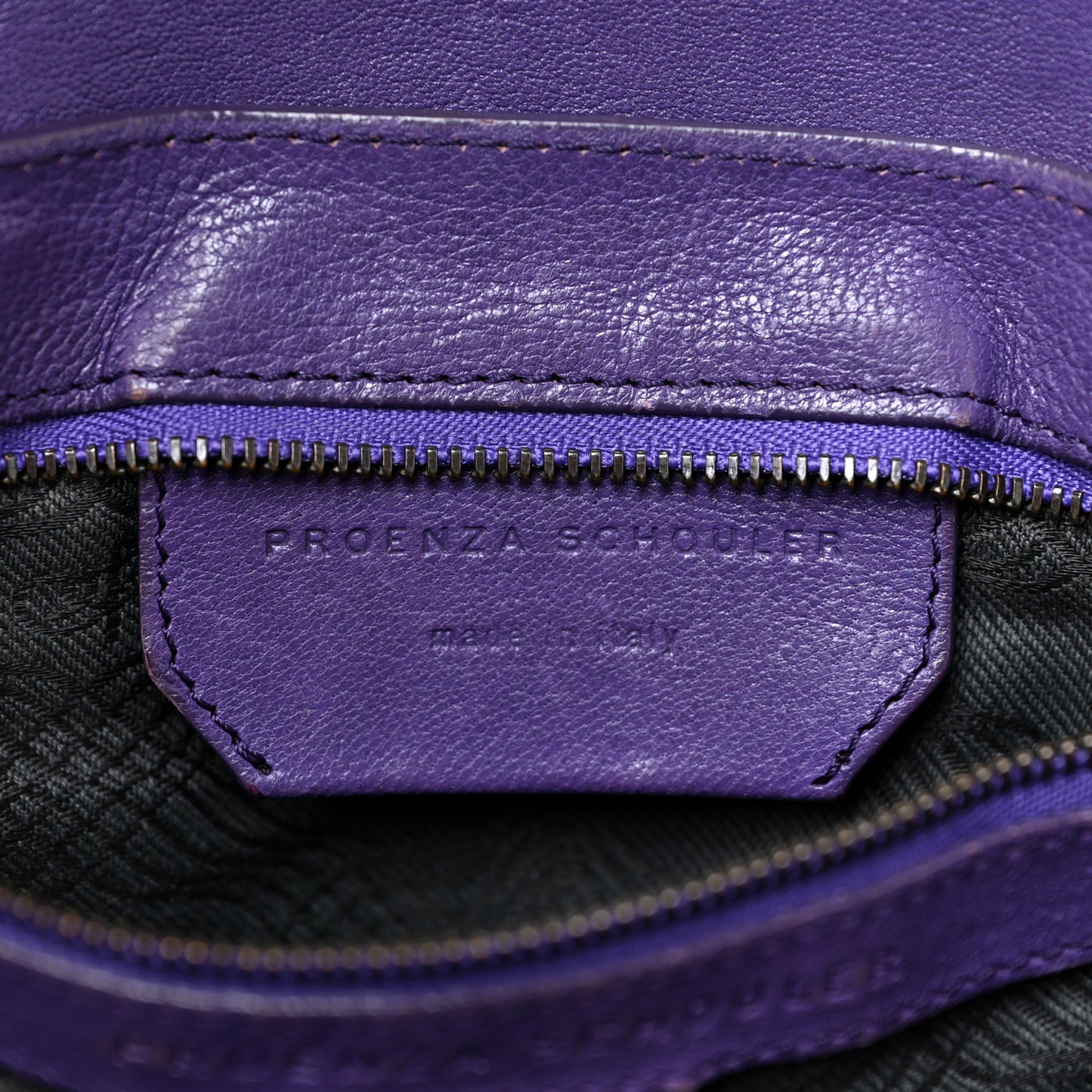 Lambskin Medium PS1 Satchel Purple Rain