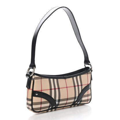 Burberry House Check Studded Shoulder Bag Black 3 of 11