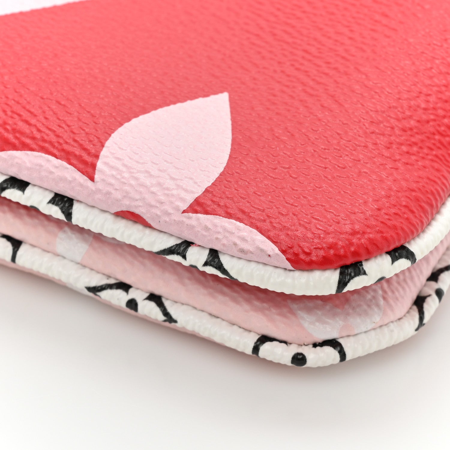 Louis Vuitton Monogram Giant Double Zip Pochette Rouge 12 of 13