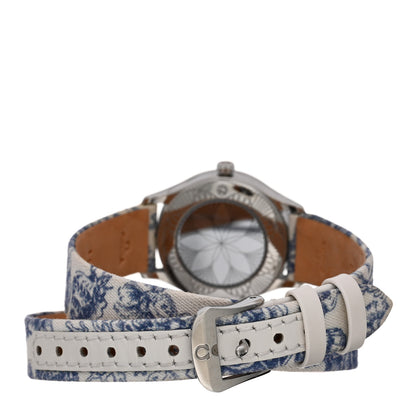 Omega Stainless Steel Fabric Diamond Bezel 26mm De Ville Mini Tresor Quartz Watch 428.17.26.60.04.001 3 of 5
