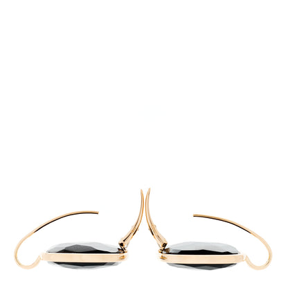Pomellato 18K Rose Gold Black Jet Victoria Earrings 3 of 5