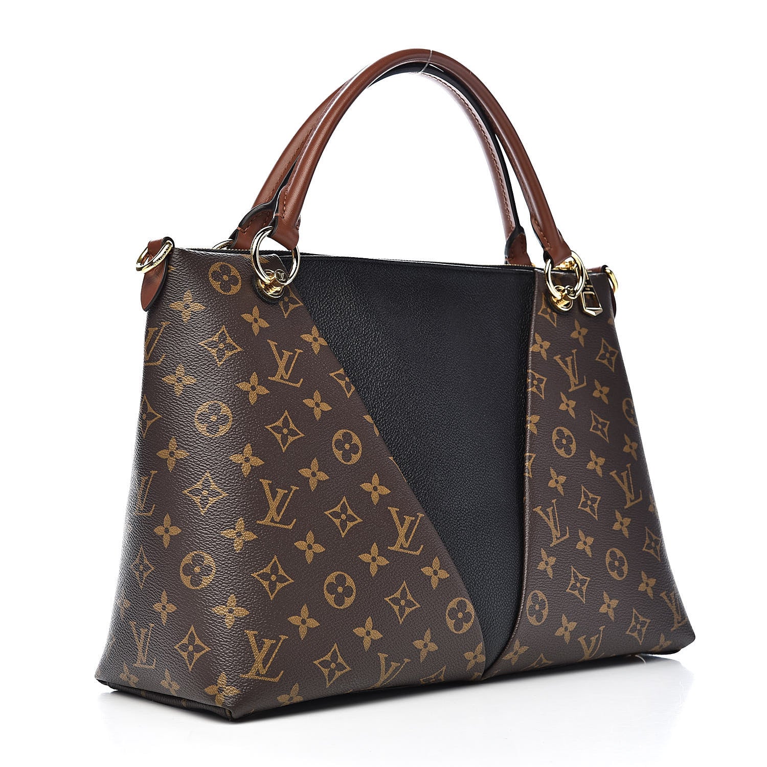 Louis Vuitton Monogram V Tote MM Black 3 of 13