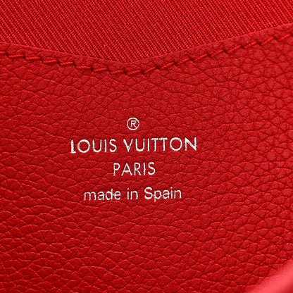 Louis Vuitton Calfskin Lockme II Wallet Rubis 6 of 8