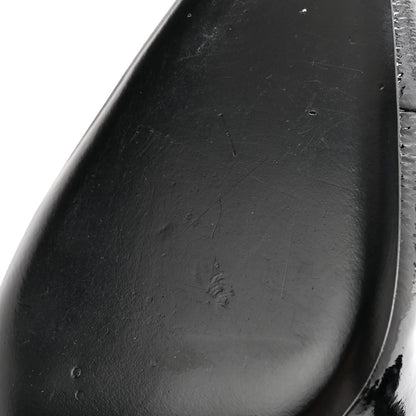 Chanel Patent Goatskin Cap Toe Pumps 39 Black 9 of 11
