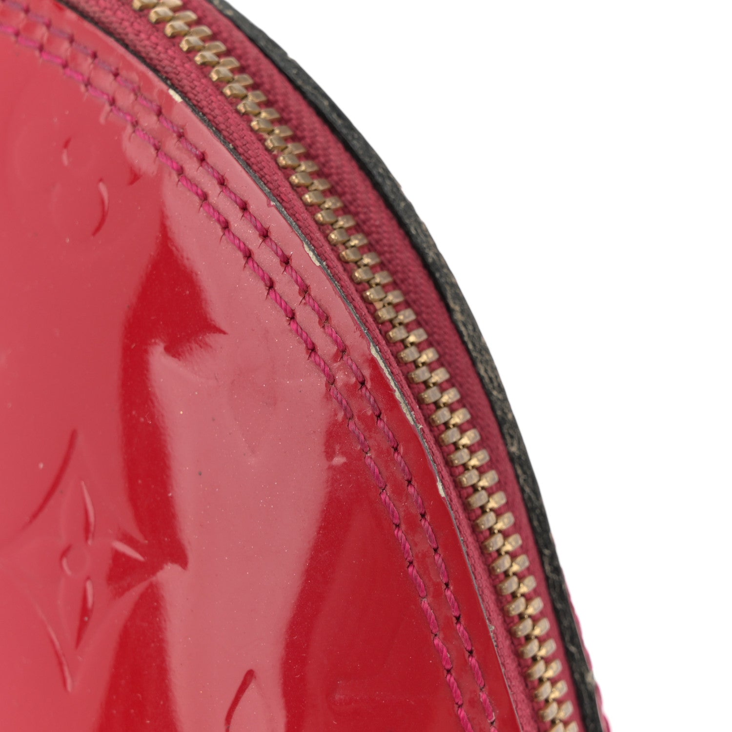 Louis Vuitton Vernis Alma PM Pomme D'Amour 14 of 15