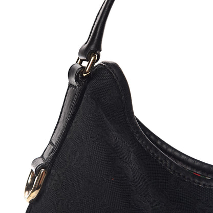 Gucci Monogram Medium New Britt Hobo Black 10 of 16