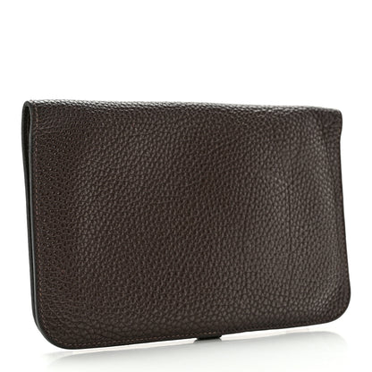 Hermes Togo Dogon Duo Wallet Chocolate 3 of 11