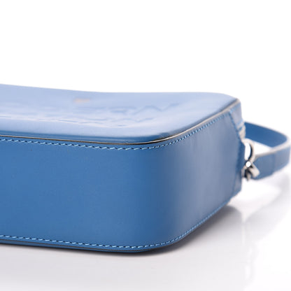 MCM Calfskin Repro Crossbody Bag Blue 10 of 10