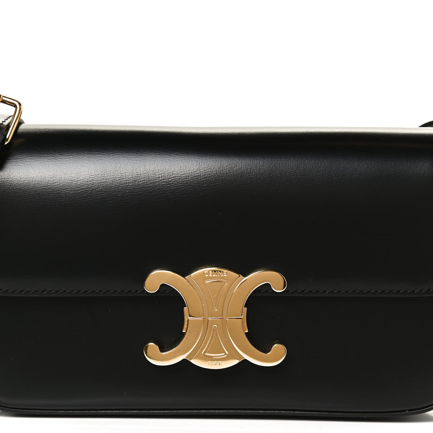 Shiny Calfskin Triomphe Black
