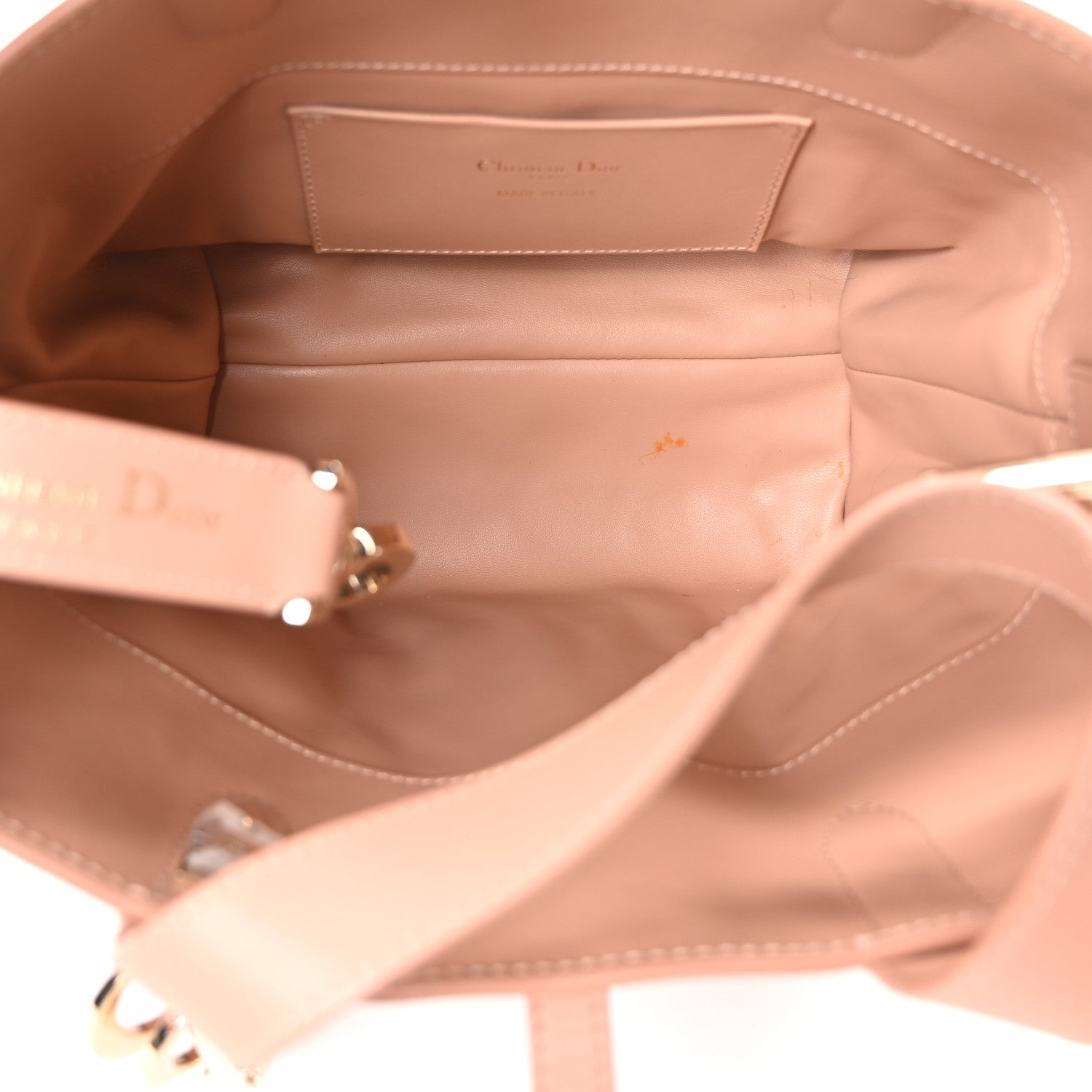 Christian Dior Calfskin Macrocannage Small Toujours Vertical Tote Rose des Vents 5 of 9
