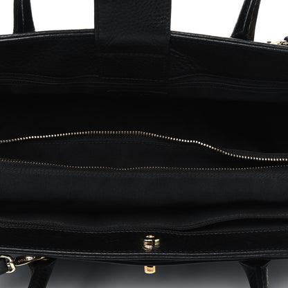 Chanel Calfskin Cerf Executive Shopper Tote Black 5 of 6