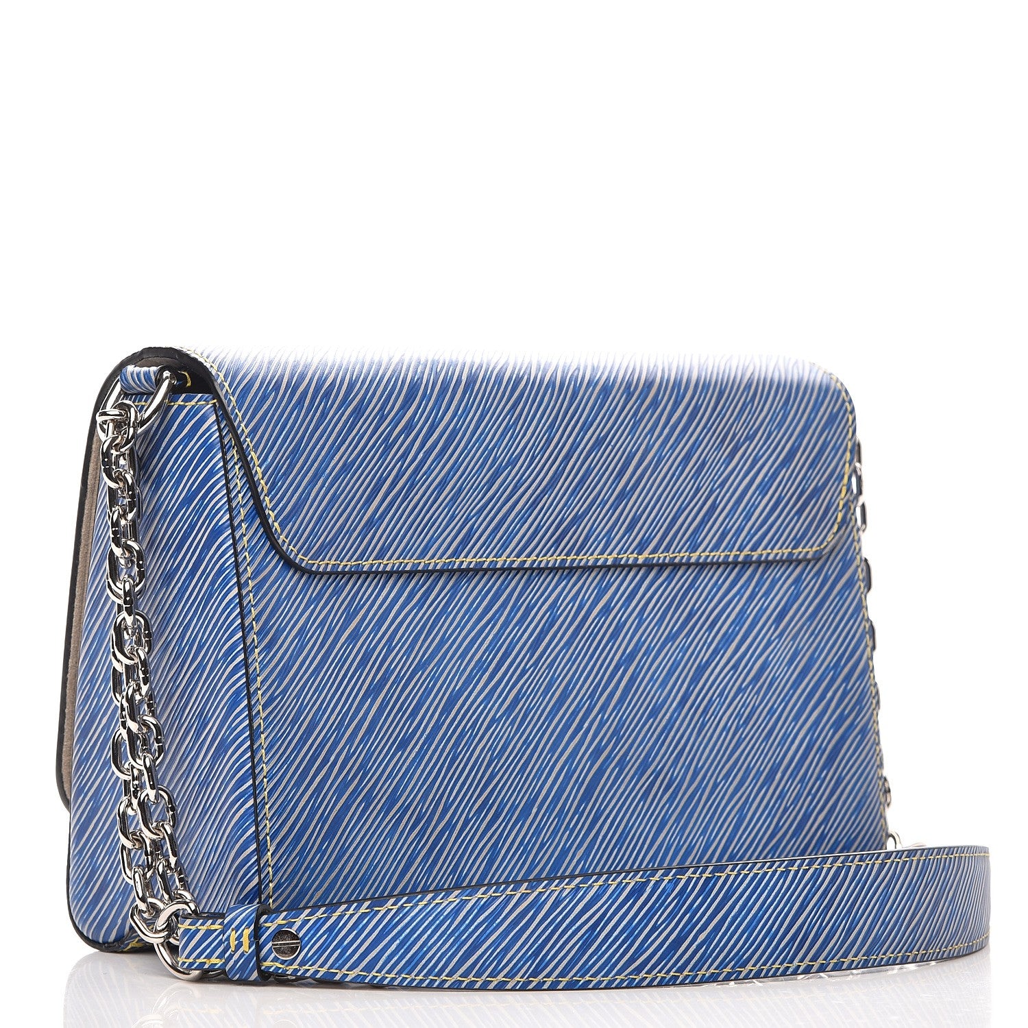 Louis Vuitton Epi Twist Shoulder Bag MM Denim Light 4 of 7
