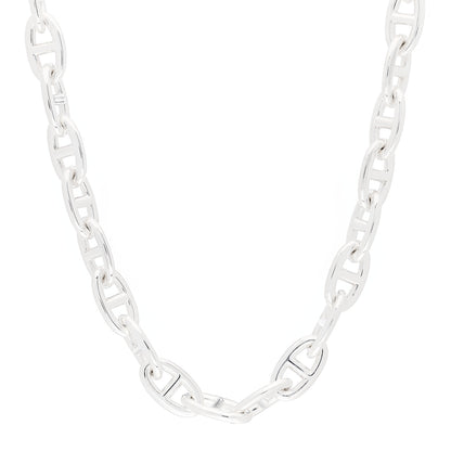 Hermes Sterling Silver GM Chaine D'Ancre Necklace 1 of 3
