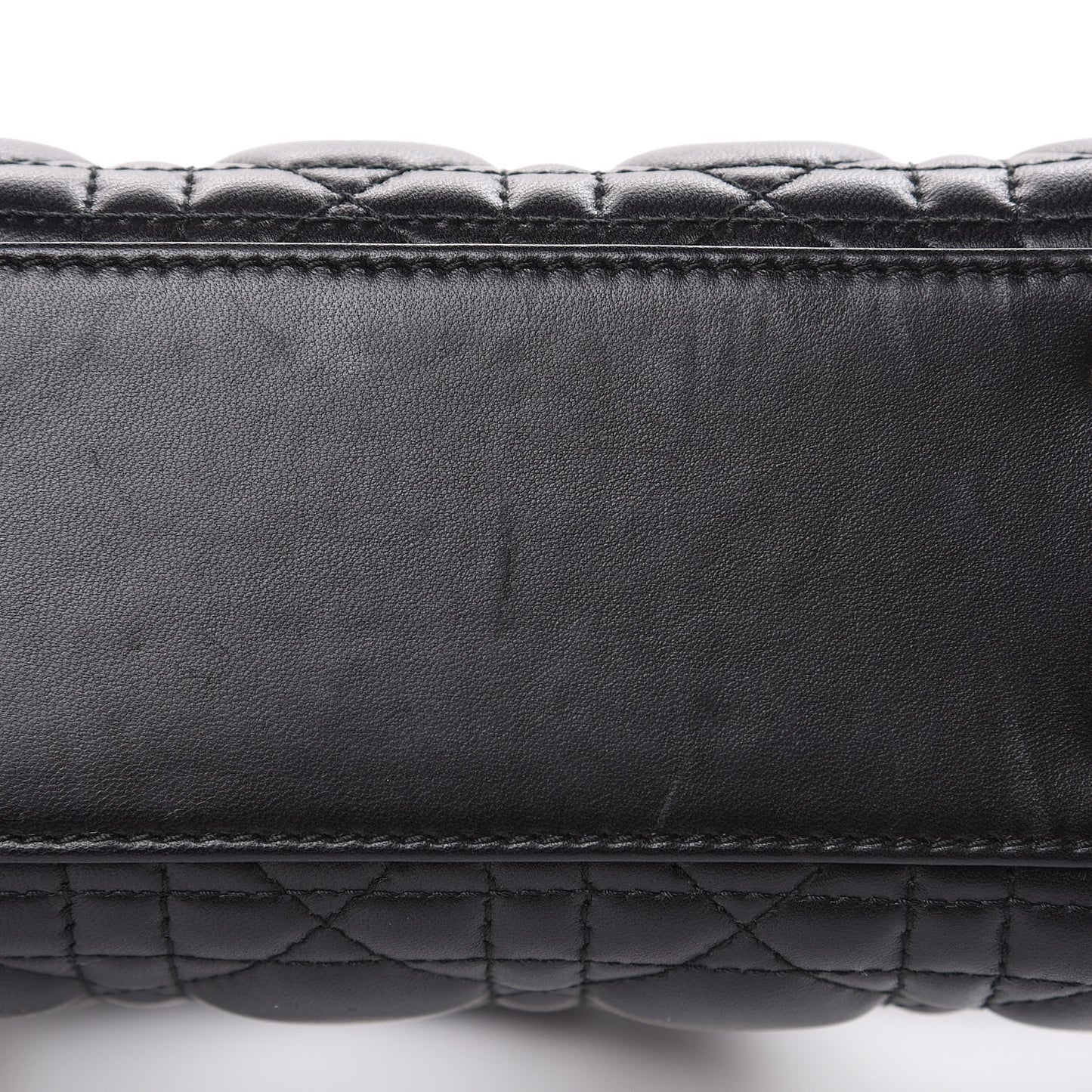 Lambskin Cannage Small Lucky Badges My Lady Dior Black