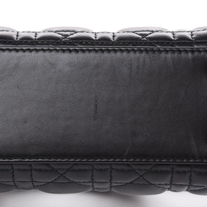 Christian Dior Lambskin Cannage Small Lucky Badges My Lady Dior Black 9 of 11