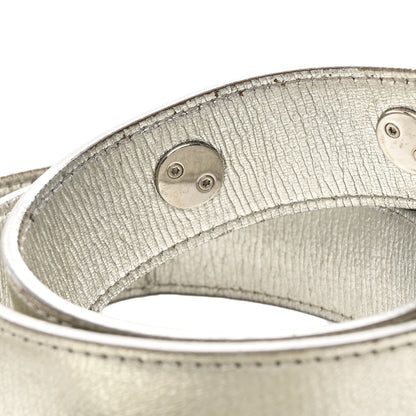 Christian Dior Metallic Grained Calfskin Cannage Small Lucky Badges My Lady Dior Silver 11 of 12