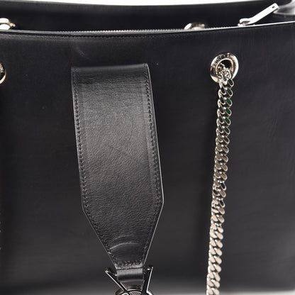Saint Laurent Calfskin Classic Monogram Shopping Bag Black 17 of 20