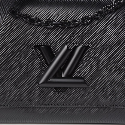 Louis Vuitton Epi Twist Shoulder Bag MM Matte Black 9 of 10