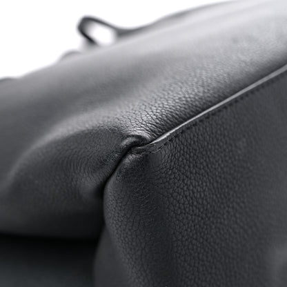Louis Vuitton Grained Calfskin Lockme Shopper Black 9 of 13