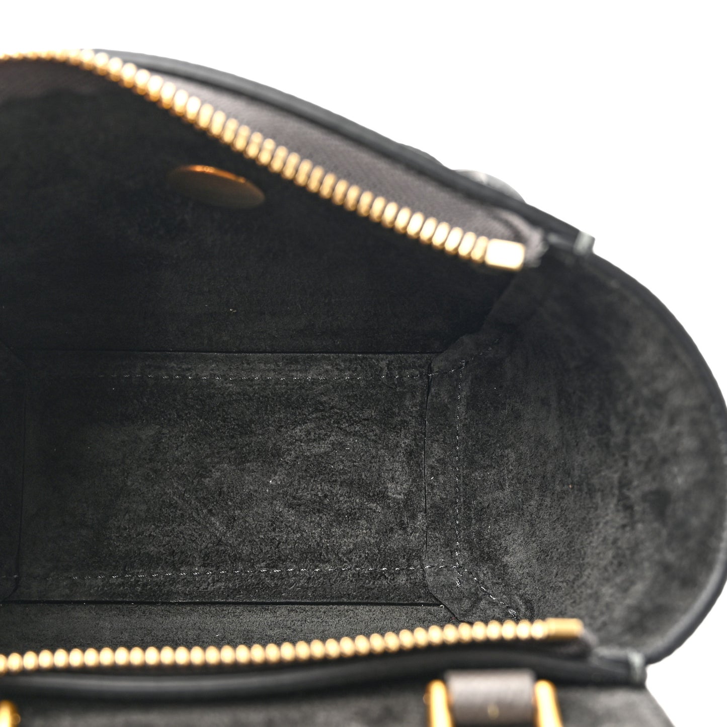 Grained Calfskin Pico Belt Bag Grey
