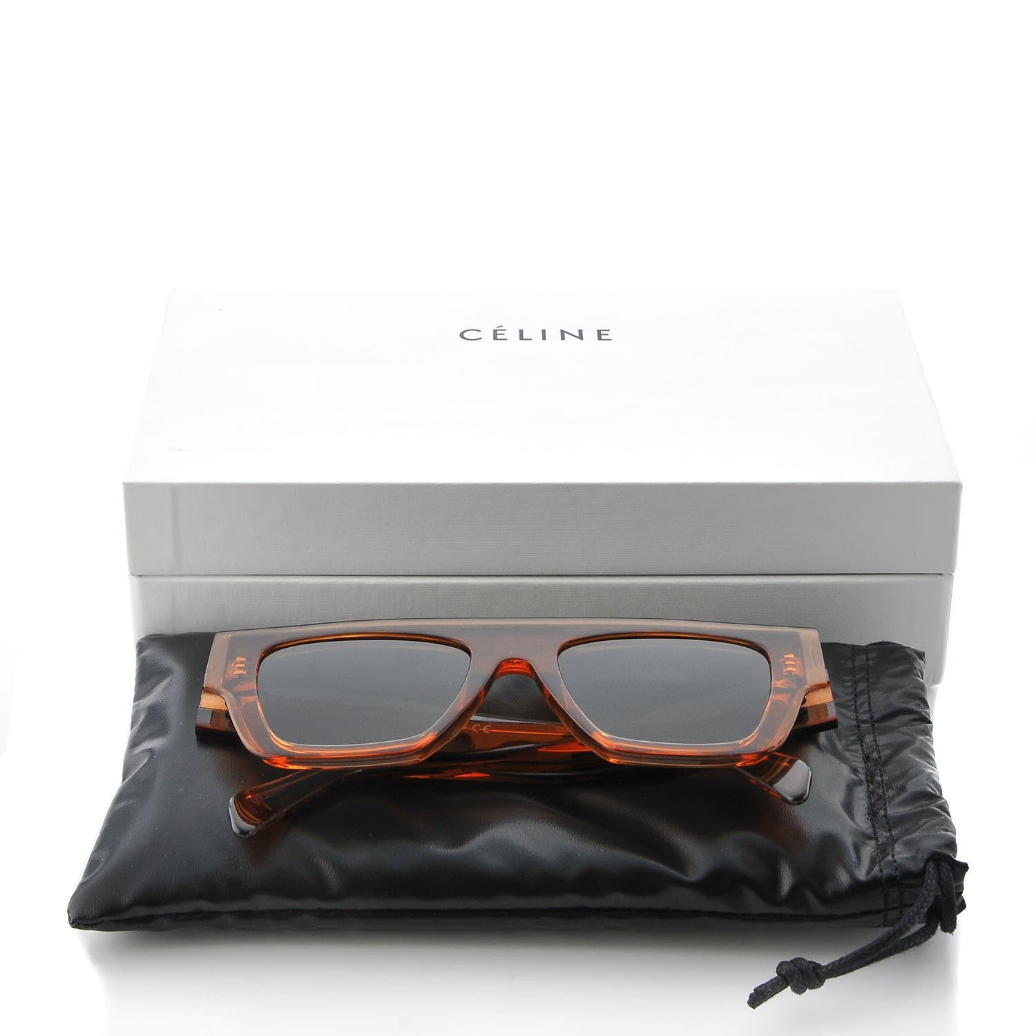 Celine Acetate Sunglasses CL40014I Amber 7 of 7