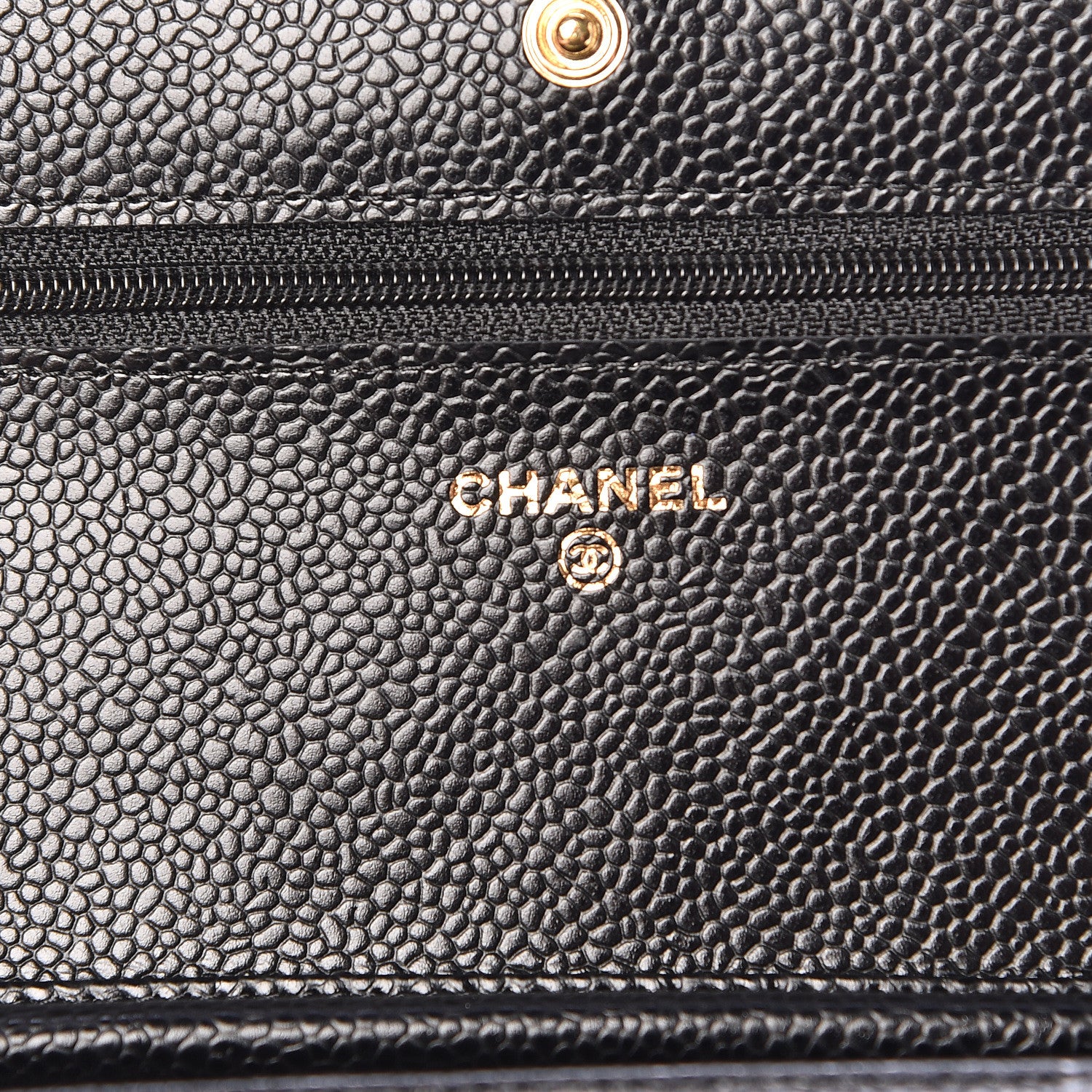 Chanel Caviar Quilted Wallet On Chain WOC Black 8 of 12