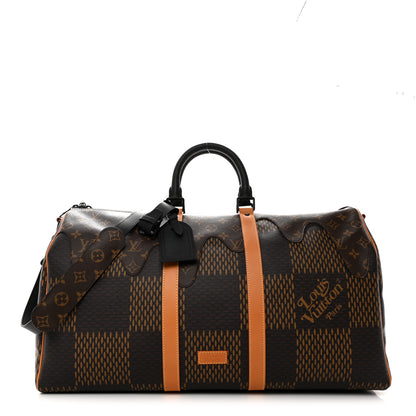 Louis Vuitton x Nigo Giant Damier Ebene Monogram Keepall Bandouliere 50 1 of 10