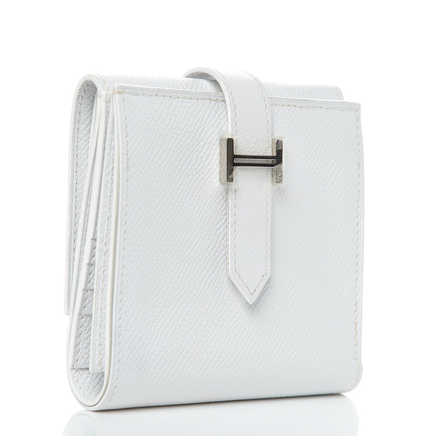 Hermes Epsom Bearn Recto Verso Wallet Blanc 3 of 9