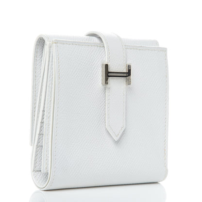 Hermes Epsom Bearn Recto Verso Wallet Blanc 3 of 9