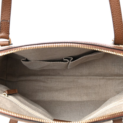 Gucci Monogram Medium Bree Shoulder Bag Beige Tabacco 4 of 4