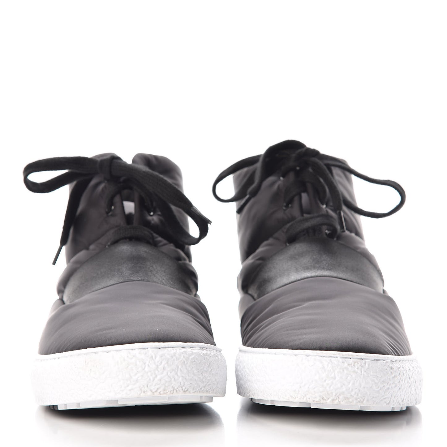 Nylon Mens High Top Sneakers 45 Black