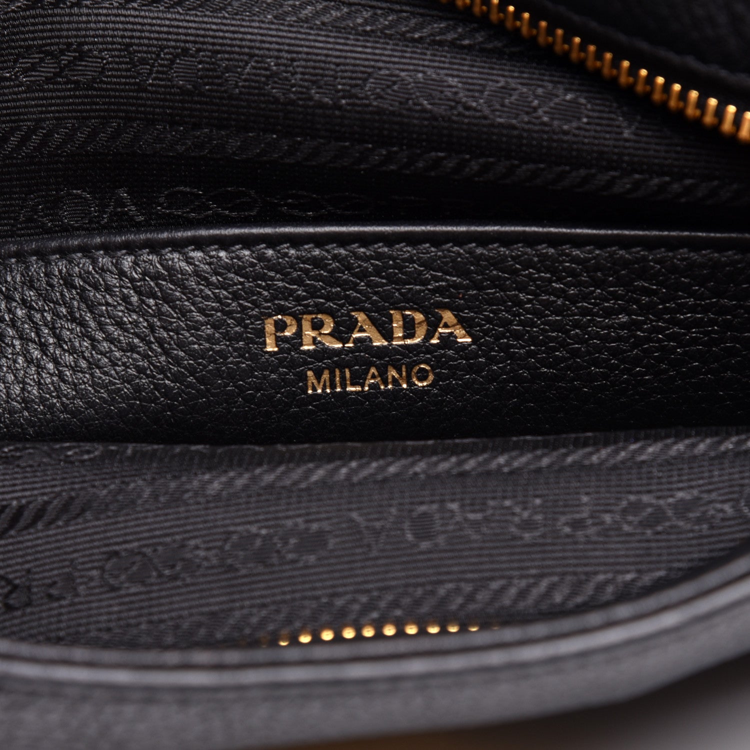 Prada Vitello Daino Crossbody Bag Black 8 of 10