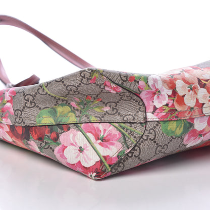Gucci GG Supreme Monogram Blooms Medium Reversible Tote Beige Multicolor Dry Rose 11 of 16