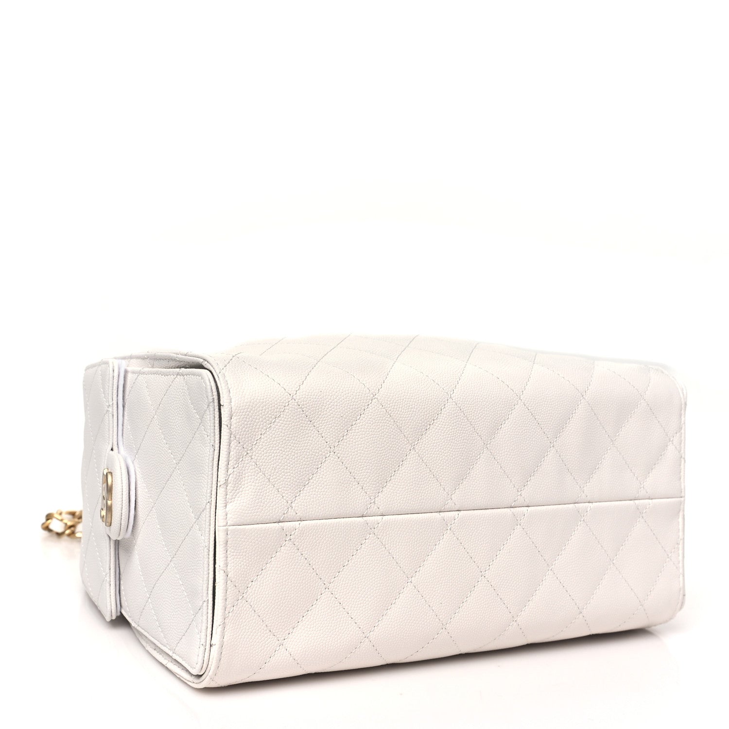 Chanel Caviar Quilted Small Chanel 25 Handbag White 4 of 10